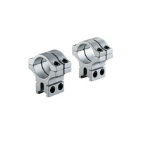 BKL-263 1 Long Double Strap Dovetail Rings - Silver