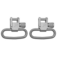 Grovtec Locking Swivels 1¼" Loops Satin Nickel