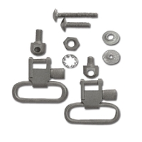 Grovtec Ruger All-Weather Stock Swivel Set 1" Loops Satin Nickel