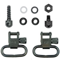 Grovtec Ruger Mini-14 Swivel Set 1" Loops Black