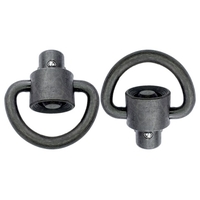 Grovtec Recessed Plunger Heavy Duty Push Button Swivels for D-Loops