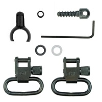 Grovtec Two Piece Barrel Band Swivel Set .850-.900 1" Loops