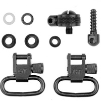 Grovtec Most Pumps and Autos Swivel Set 1" Loops Black