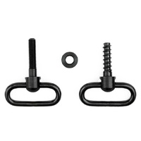 Grovtec Machine Screw Fore End Swivel Set 1¼" Loops Black Non-Detachable