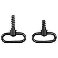 Grovtec Wood Screw Fore End Swivel Set 1" Loops Black Non-Detachable