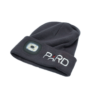 Pard Beanie with built in light - Grey